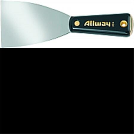 ALLWAY X3S 3 in. Stiff Scraper Nylon Handle 37064090098